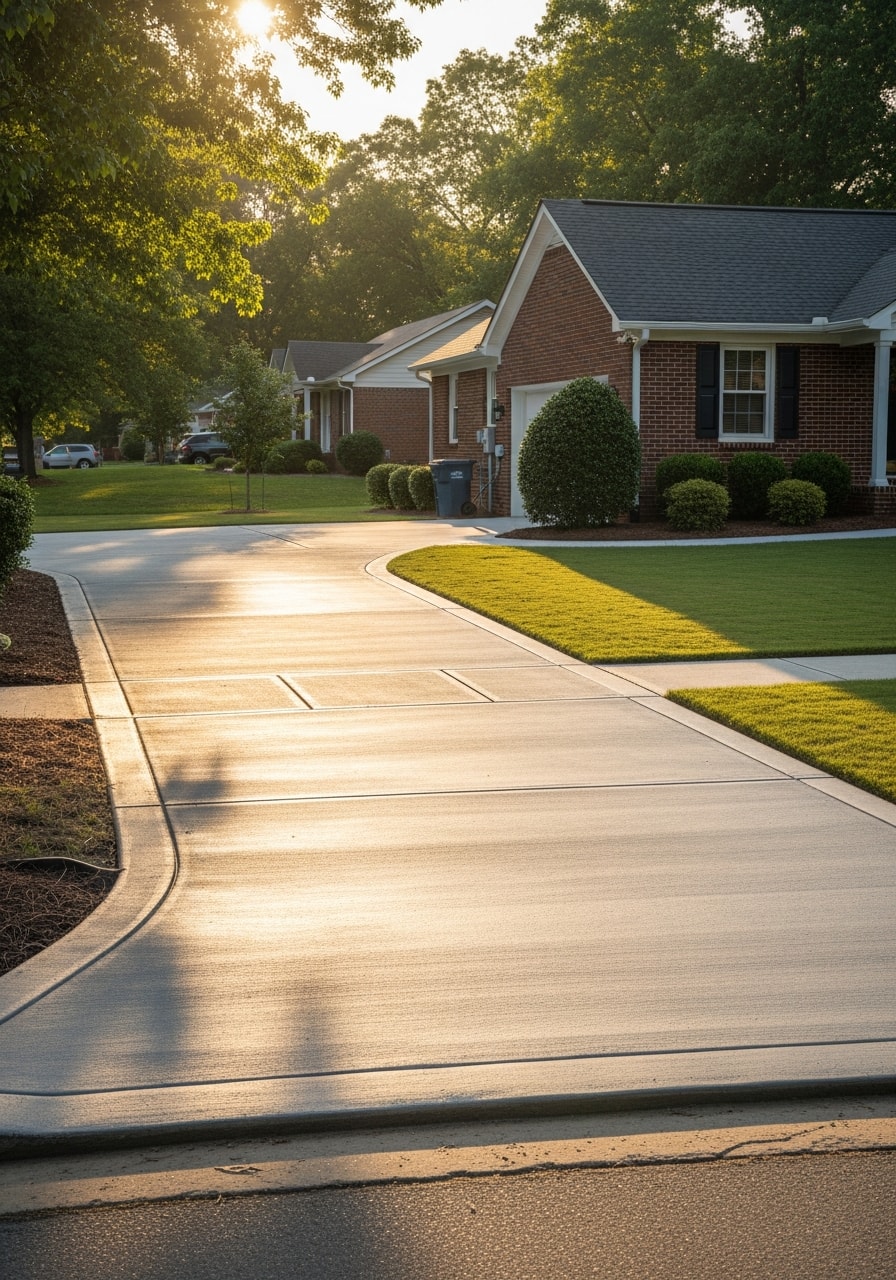 Kannapolis residential neighborhood showing well-maintained homes and professional property improvements.